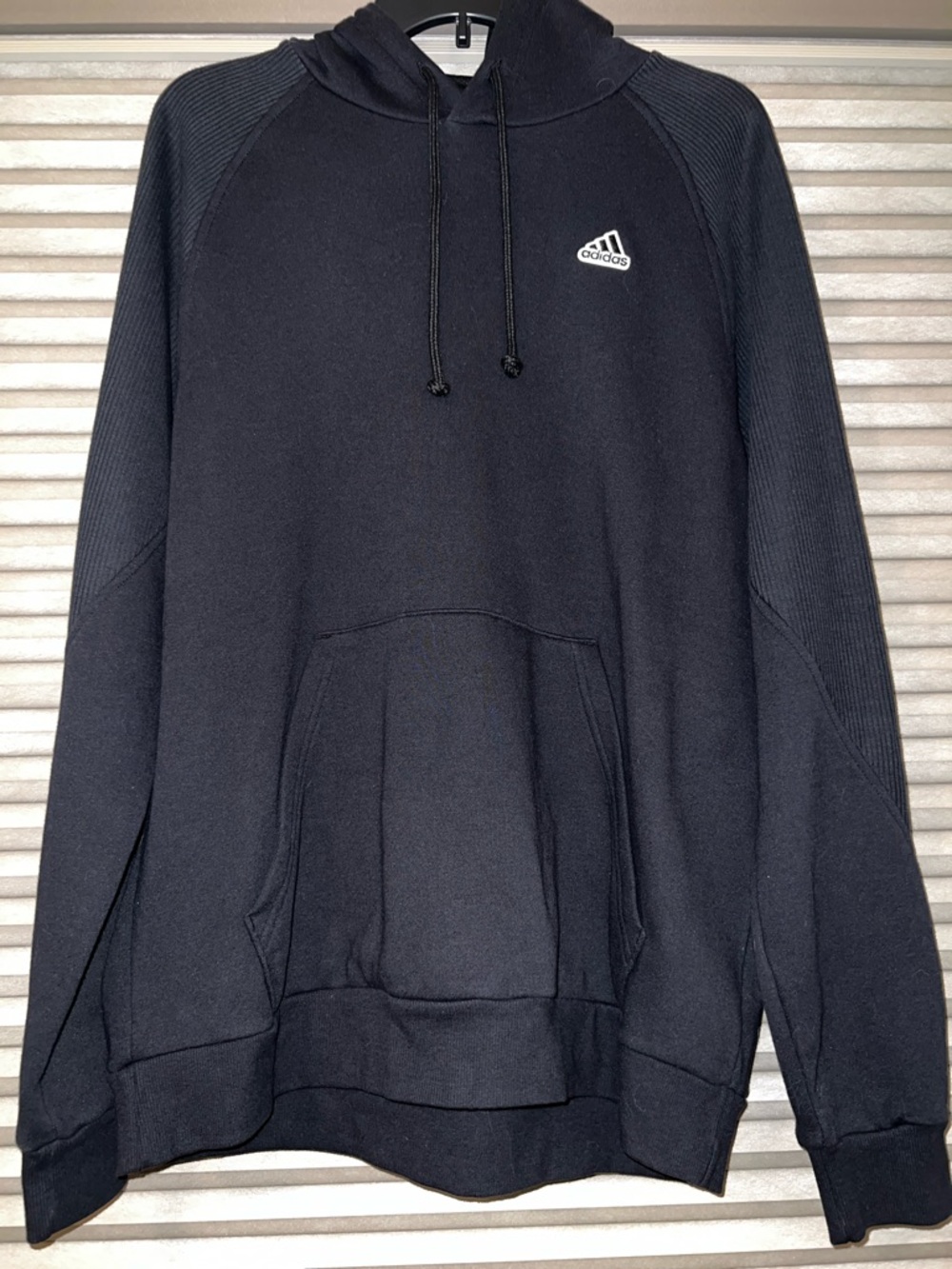 adidas Black Hoodie with Small Logo
